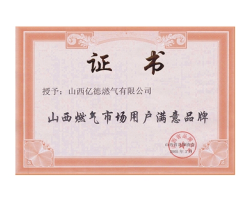 山西燃?xì)馐袌鲇脩魸M意品牌